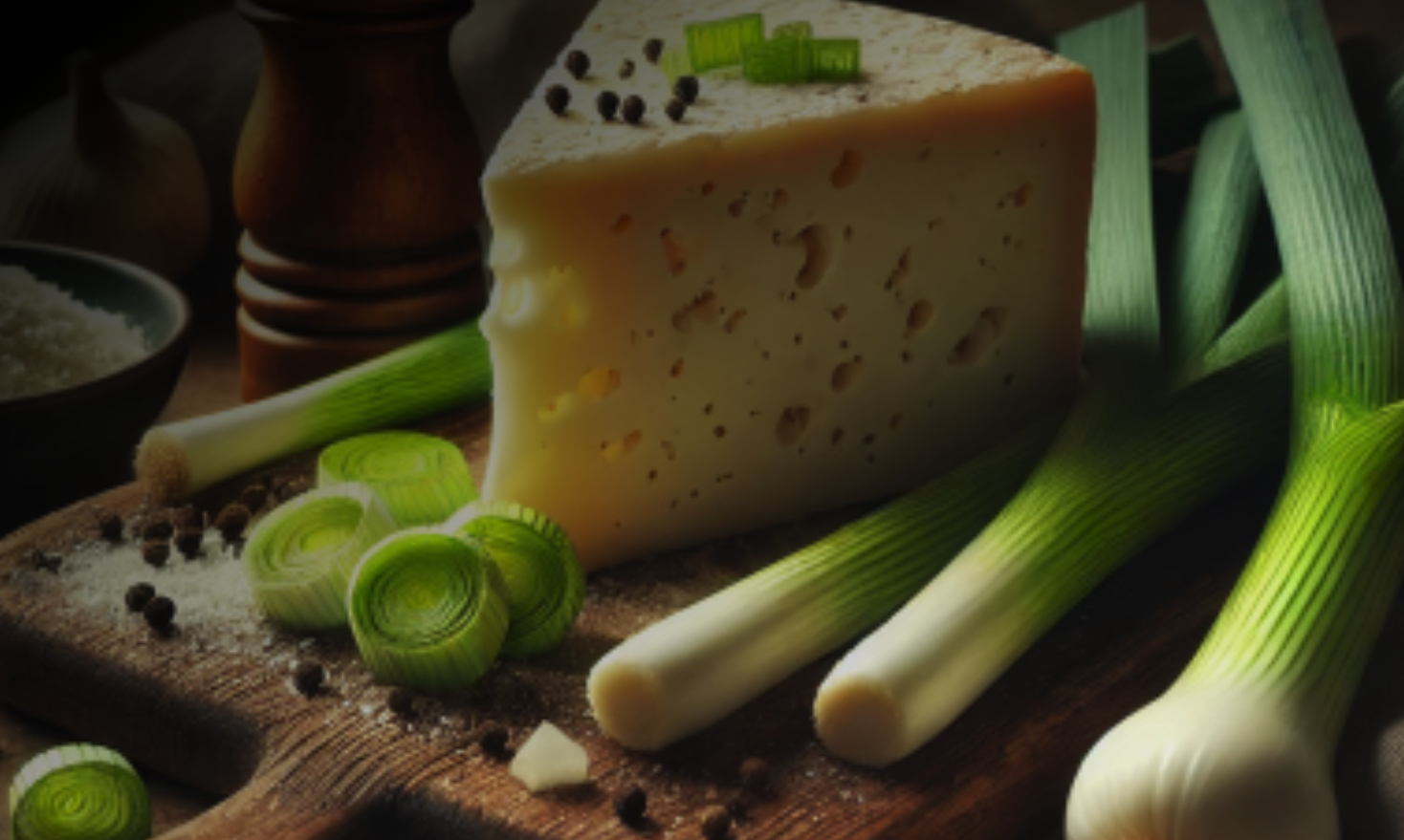 Cheese, Leek & Black Pepper