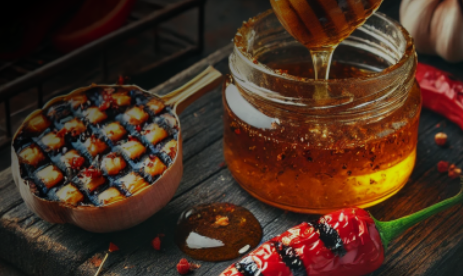 Chargrill Flavoured Hot Honey